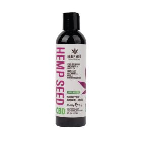 Earthly Body Hemp Seed CBD Relaxing Massage and Body Oil Skinny Dip (Option: 8 oz.)