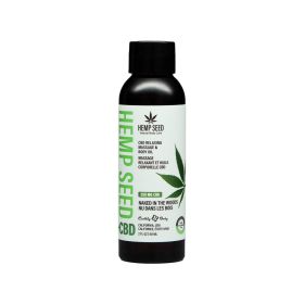 Earthly Body Hemp Seed CBD Relaxing Massage and Body Oil Naked in the Woods (Option: 2 oz.)