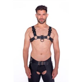 Prowler RED Bull Harness (Option: Black with Metal Fittings L)