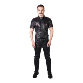 Prowler RED Leather Jeans (Option: Black 35 in.)