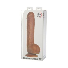 Adam & Eve Adam''s Colossal 12 in. Dildo (Option: Brown)