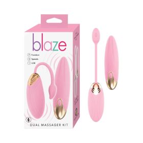 Blaze Dual Massager Kit (Option: Pink)